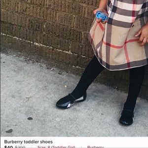 Burberry toddler shoe